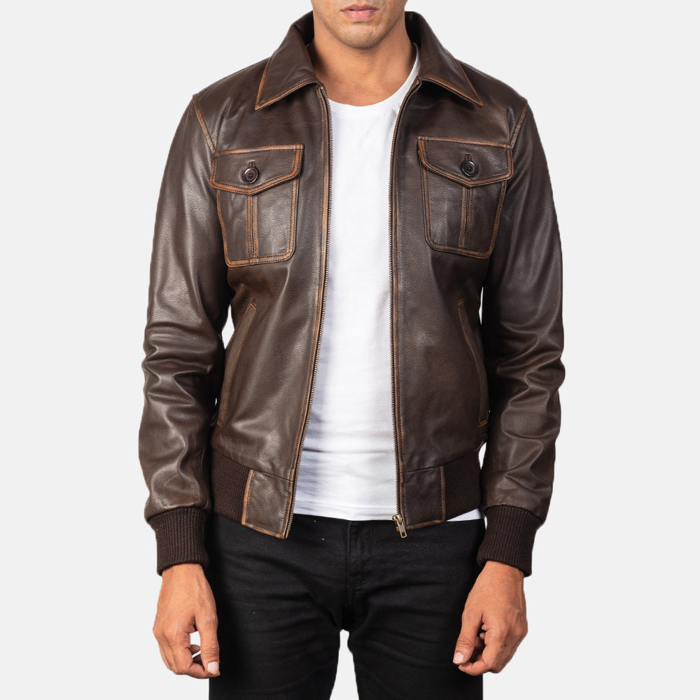 Waxed Sheep Leather Jacket – Umay Apparel